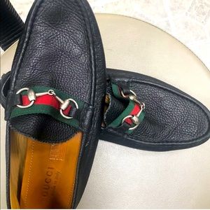Gucci Men's Horsebit Loafers / Moccasins size 8.5 G = US 9.5 *Authentic*